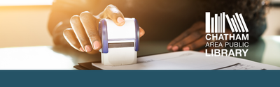 Notary Public stamping documents